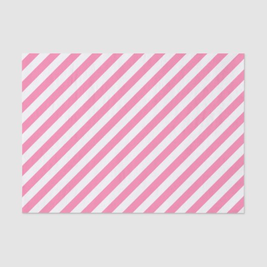 Papier Mousseline Papier Tissu Diagonal Rose (Recto)