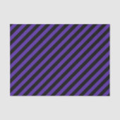 Papier Mousseline Papier Tissu Diagonal Violet/Noir (Recto)