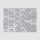 Papier Mousseline Papier Tissu Diamond (Recto)