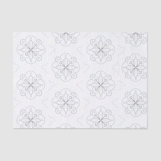 Papier Mousseline Papier Tissu D'Inspiration Victorienne (Recto)