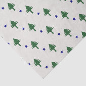 Papier Mousseline Papier Tissu du drapeau du Maine (Détail)