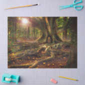 Papier Mousseline papier tissu elfin trehouse (Artisanat)