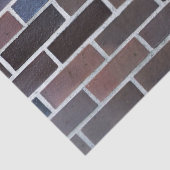 Papier Mousseline papier tissu en briques de couleur (Détail)