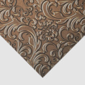 Papier Mousseline Papier Tissu En Laiton Embossé (Détail)