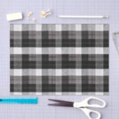 Papier Mousseline Papier Tissu Enveloppement XMAS Camion Buffalo Pla (Artisanat)