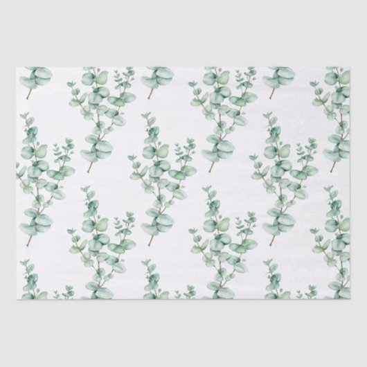 Papier Mousseline Papier Tissu Eucalyptus (Recto)
