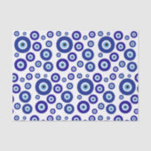 Papier Mousseline Papier Tissu EVIL EYE (Recto)