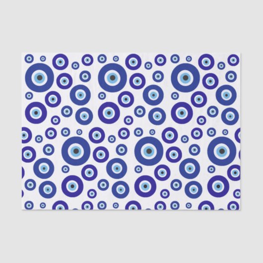 Papier Mousseline Papier Tissu EVIL EYE (Recto)