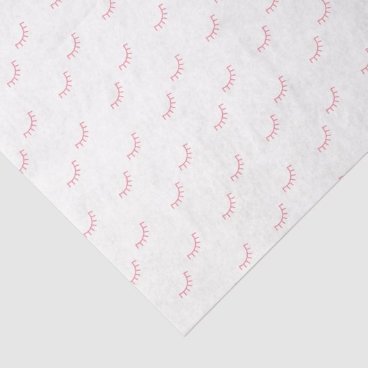 Papier Mousseline Papier Tissu Eyelashes - BLANC (Détail)