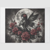 Papier Mousseline Papier Tissu Fairy foncé (Recto)