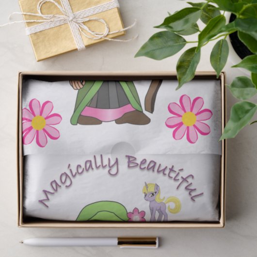 Papier Mousseline Papier Tissu Fairy Pony Magie (Cadeau)