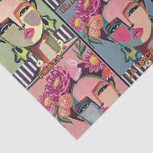 Papier Mousseline Papier Tissu Fiesta (Détail)