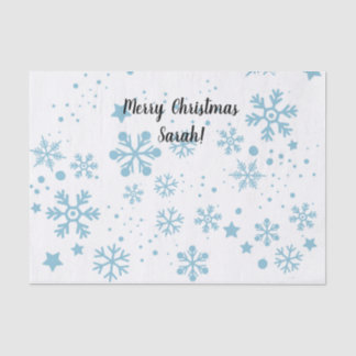 Papier Mousseline Papier Tissu Flake De Neige Personnalisé