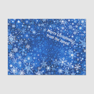 Papier Mousseline Papier Tissu Flake De Neige Personnalisé