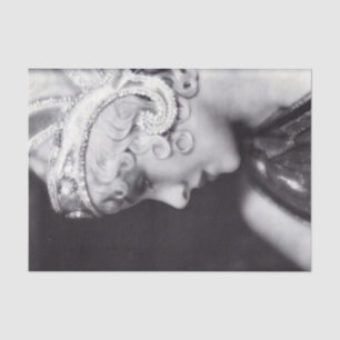 Papier Mousseline Papier Tissu Flapper Girls Portrait des années 192