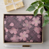 Papier Mousseline papier tissu fleurs cerisier (Cadeau)