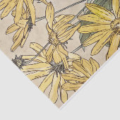 Papier Mousseline Papier Tissu Fleurs vintages (Détail)