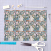 Papier Mousseline Papier Tissu Floral (Artisanat)