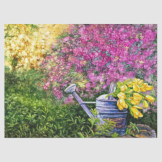 Papier Mousseline Papier Tissu Floral