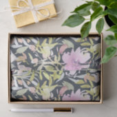 Papier Mousseline Papier Tissu Floral Folial (Cadeau)