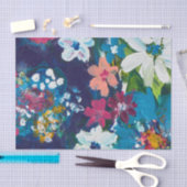 Papier Mousseline Papier Tissu Floral Jubilé (Artisanat)