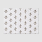 Papier Mousseline Papier Tissu Français Médiéval (Recto)