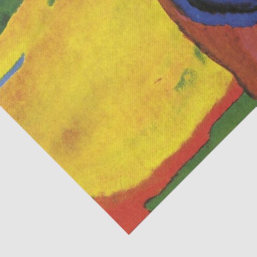 Papier Mousseline Papier Tissu FRANZ MARC CHEVAUX (Détail)