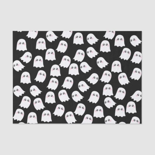 Papier Mousseline Papier Tissu Ghosts (Recto)