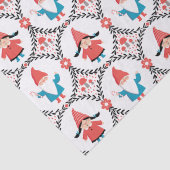 Papier Mousseline Papier Tissu Gnome de Noël mignon (Détail)