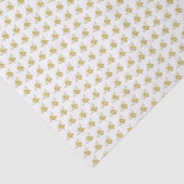 Papier Mousseline Papier Tissu Gold Honey Bee (Détail)