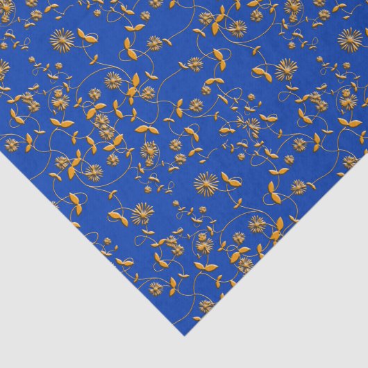 Papier Mousseline Papier Tissu Gold Swils (Détail)