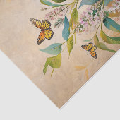 Papier Mousseline Papier Tissu Golden Monarch Milkweed & Meadow (Détail)