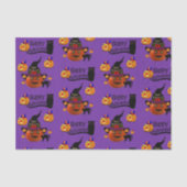 Papier Mousseline Papier Tissu Halloween (Recto)
