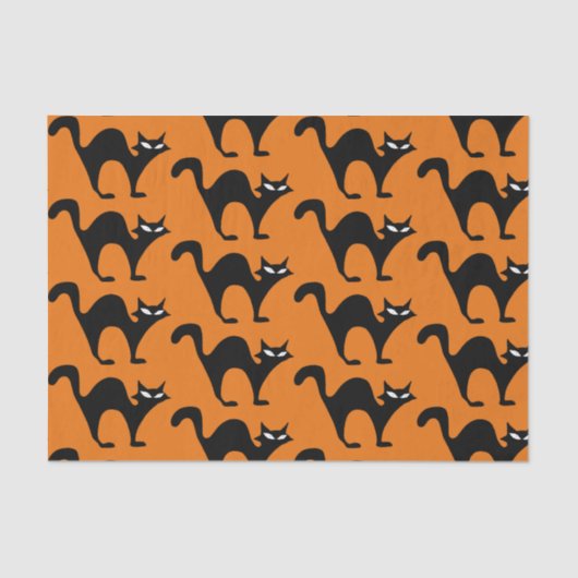 Papier Mousseline Papier Tissu Halloween (Recto)