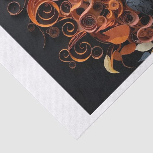 Papier Mousseline Papier Tissu Halloween, Sorcière, (Détail)