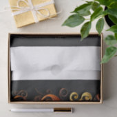 Papier Mousseline Papier Tissu Halloween, Sorcière, (Cadeau)