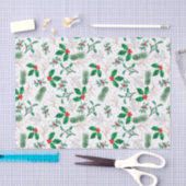 Papier Mousseline Papier Tissu Holiday Holly (Artisanat)