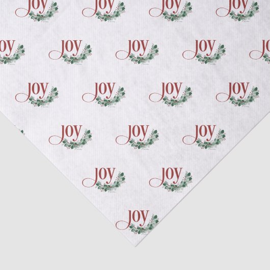 Papier Mousseline Papier Tissu Holiday Joy (Détail)
