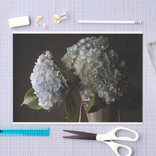 Papier Mousseline Papier Tissu Hydrangea (Artisanat)