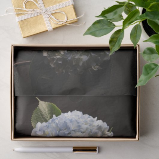 Papier Mousseline Papier Tissu Hydrangea (Cadeau)