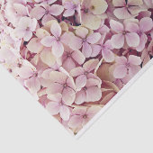 Papier Mousseline Papier Tissu Hydrangea rose (Détail)