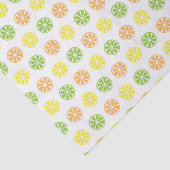 Papier Mousseline Papier Tissu Imprimé Citrus (Détail)