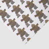 Papier Mousseline Papier Tissu Inukshuk (Détail)