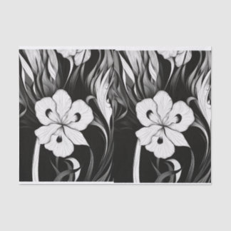 Papier Mousseline Papier Tissu Iris Wild pour emballage