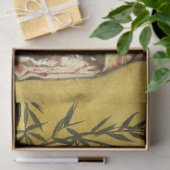 Papier Mousseline Papier Tissu Japonais Geisha Et Demon (Cadeau)