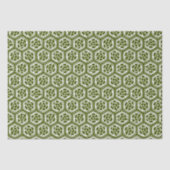 Papier Mousseline Papier Tissu japonais Motif Kabuki (Recto)