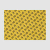 Papier Mousseline Papier Tissu Jaune Doré (Recto)