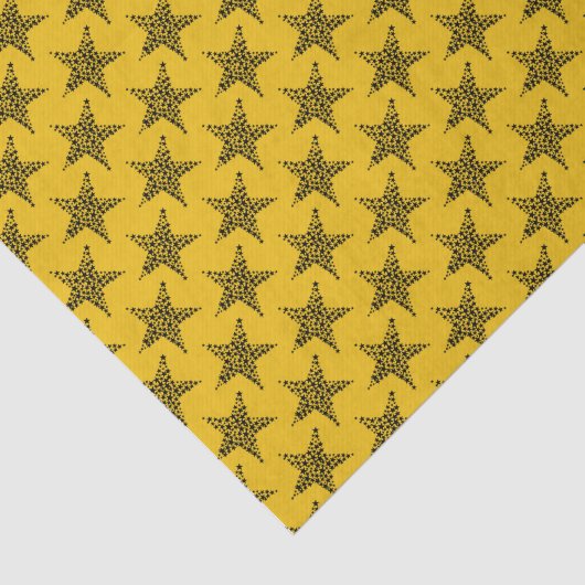 Papier Mousseline Papier Tissu Jaune Doré (Détail)