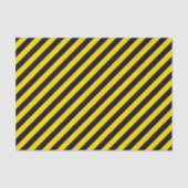 Papier Mousseline Papier Tissu Jaune/Noir Diagonal (Recto)