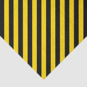 Papier Mousseline Papier Tissu Jaune/Noir Diagonal (Détail)